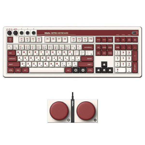 Teclado Mecánico 8BitDo Retro 108 Tri-mode