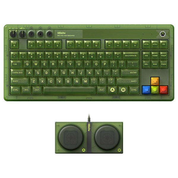 Teclado Mecánico Retro 87 Tri-modo Xbox Edition de 8BitDo