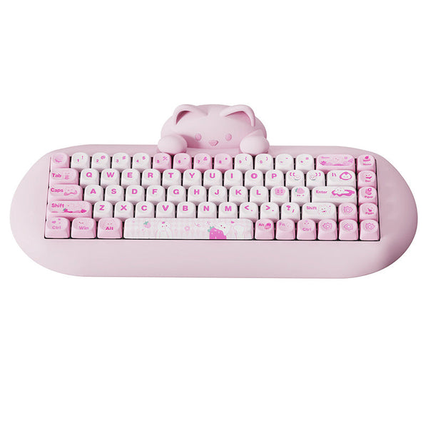 Teclado Mecánico ACGAM C68 Kawaii Cat Hi-Fi